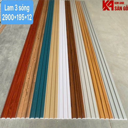 Tấm Ốp Tường Lam 3 Sóng Thấp GR-PM041